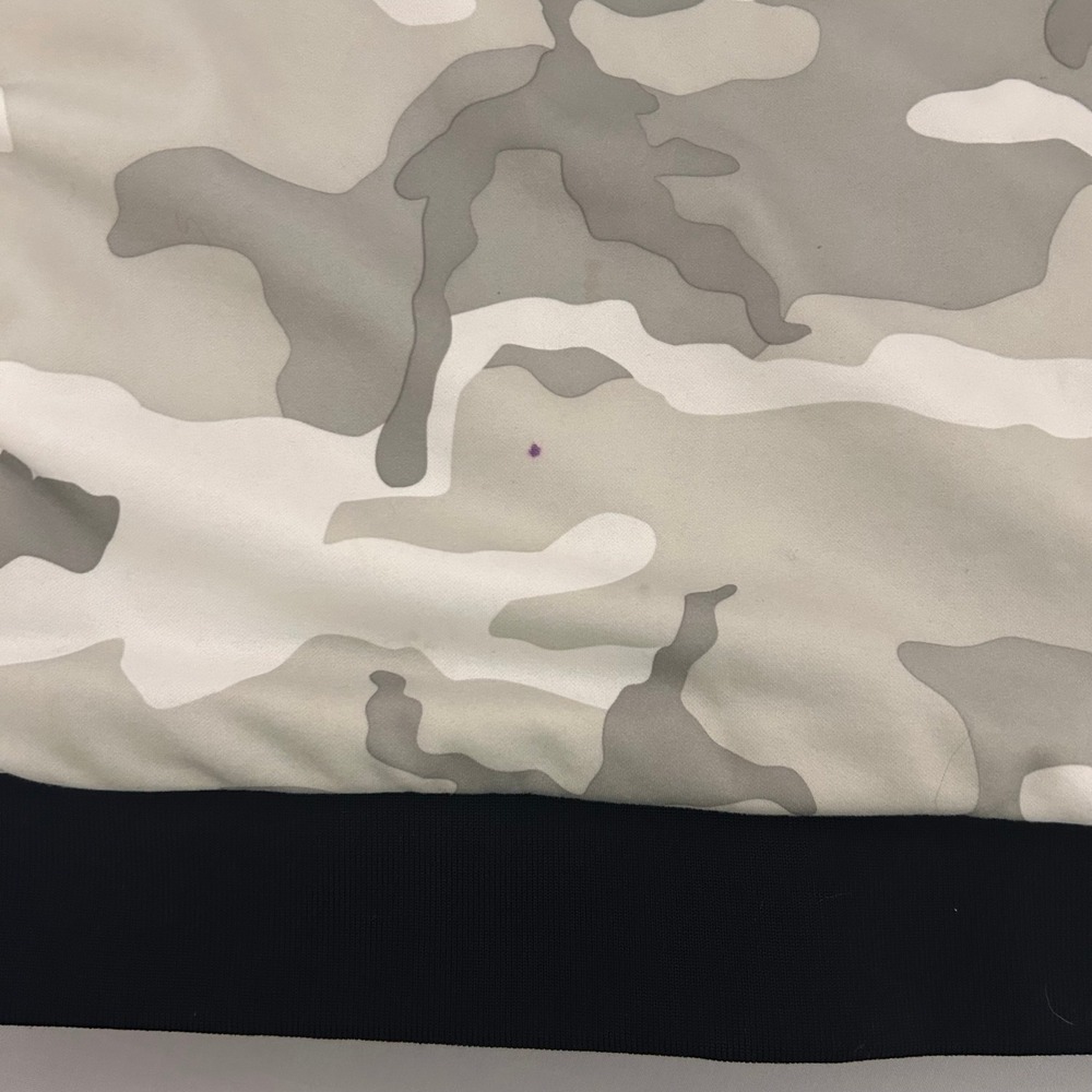 North Face Jacket Mens Small Black White Reversible Puffer Camo Hoodie Full Zip - Picture 7 of 12